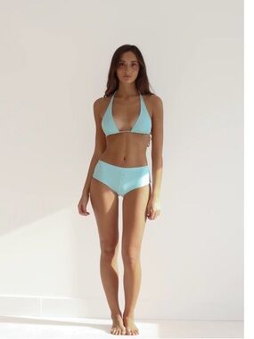 Light Blue Bikini Bottom - Women's Swim